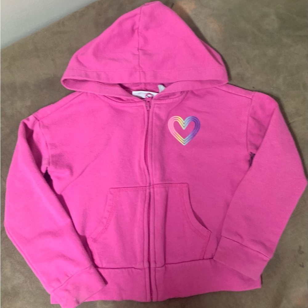 Girls full zip hoodie 5/6